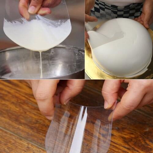 5pcs Plastic Soft Dough Cream Fondant Scraper Cake Decorating Baking Pastry Tools Plain Smooth Jagged Edge Spatulas Cutters