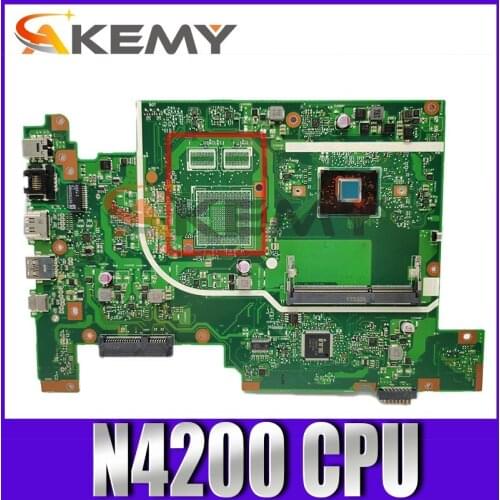 Akemy For ASUS Vivobook 17 X705MA X705M Laotop Mainboard X705MA Motherboard N4200 CPU Tested free shipping