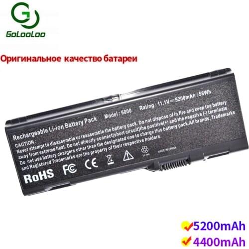 Golooloo 6 cells laptop battery for Dell D5552 D5555 F5126 F5127 F5131 F5132 F5133 F5134 F5135 F5635 G5260 G5266 Y4500 Y4504