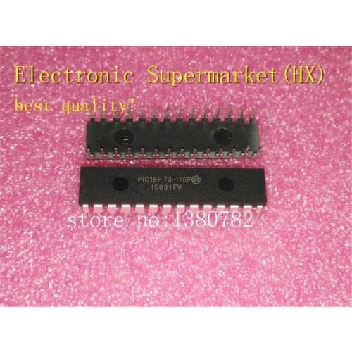Free Shipping 50pcs/lots PIC16F73-I/SP PIC16F73 16F73-I/SP DIP-28 New original IC In stock