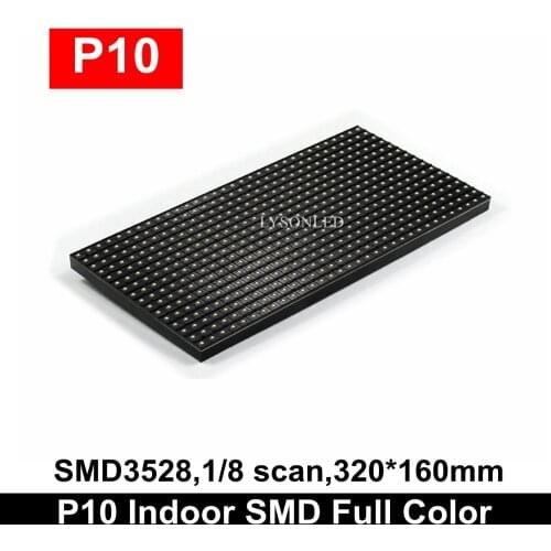 Free Shipping P10 Indoor LED Video Display Full Color Led Module,Church/Wedding Wall RGB Module