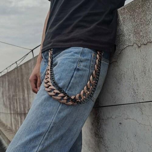 Rock Chain On The Jeans Pants Punk Women Men Keychain Pants Waist Chains Hipster Boy Girls Wicca Clothing Accessories Body Decor