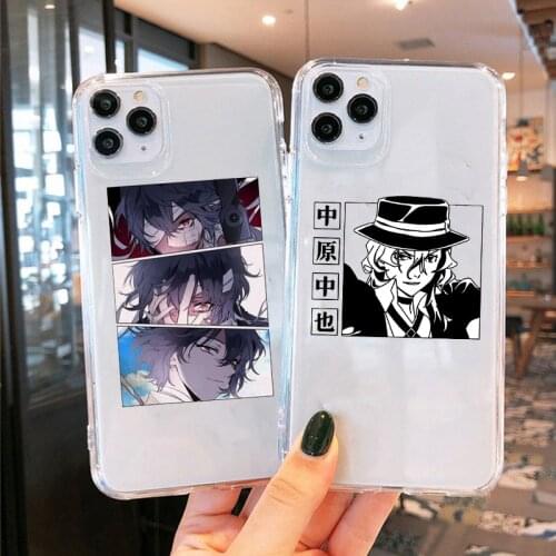 Dazai Osamu Phone Case for IPhone 12 11 Pro Max SE2 X XS MAX 6 7 7plus 8 8Plus XR Soft Clear Bungou Stray Dogs Anime Lucky Cover