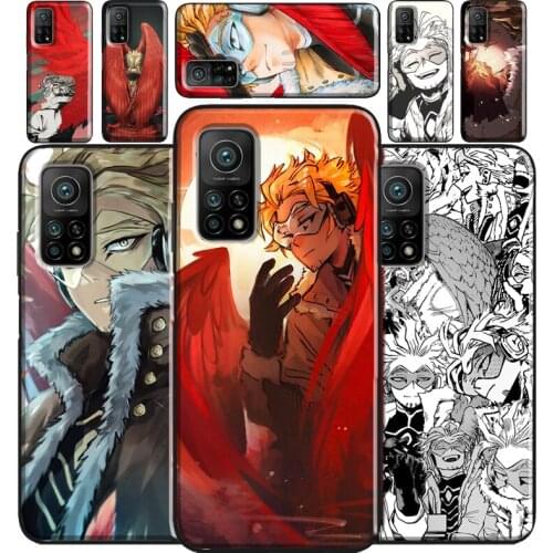 Hawks My Hero Academia For Xiaomi Mi 11 Case Cover Note 10 Lite 10T Phone Cover For Poco X3 Pro M3 F1 F2 F3 Case