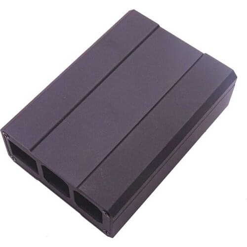 Aluminum Alloy Metal Black Protective Case for Raspberry Pi 2 Pi 3 Model B & Pi Model B