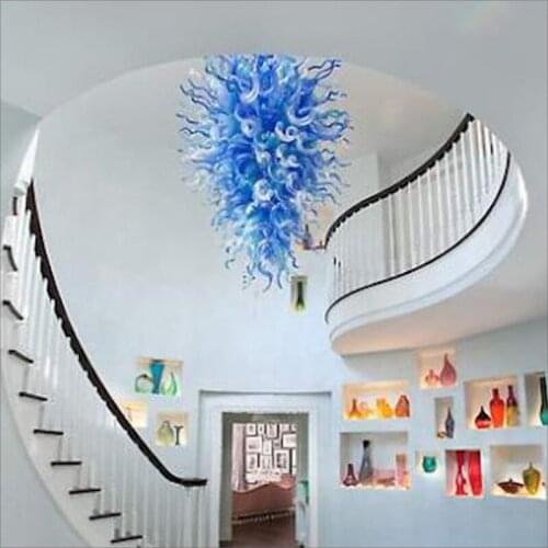 Fancy New House Decor Handmade Blown Glass Chandeliers and pendant lamps