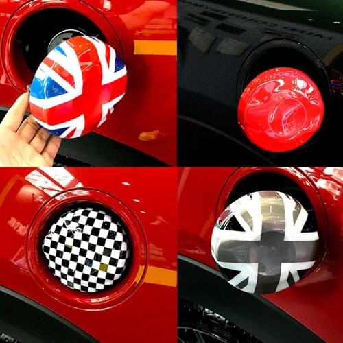 Union Jack Flag Fuel Tank Cap Gas Oil Box Cover Sticker Case Decoration For MINI Cooper S F55 F56 F57 Car Styling Accessories