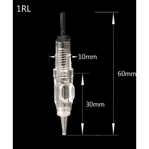 30PCS New Style Sterilized Permanent Makeup Needle 1RL Tattoo Needles For Liberty Tattoo Machine Pen Eye Beauty Tattoo make up