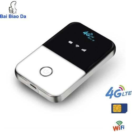 FDD 3G 4G Lte Pocket Wifi Router Car Mobile Wifi Hotspot Wireless Broadband Mifi Unlocked Modem Router 4G With Sim Card Slot