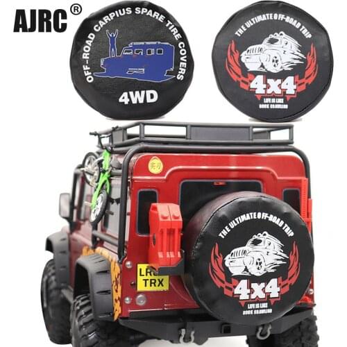MJRC 1/10 analog climbing car for TRAXXAS TRX-4 SCX10 90046 RR10 RC4WD AXIAL 90-120MM tire racing 1.9 2.2 inch spare tire cover