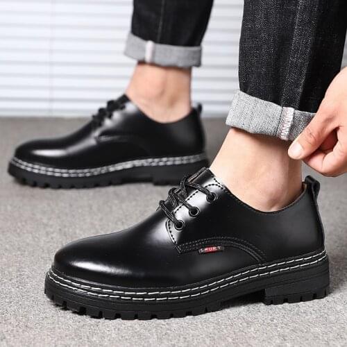 2021 Autumn Summer Mens Shoes Men Original Ankle Boots Platform Martin Boots Mens Casual Shoes Male Shoe Mens Safety Shoes An