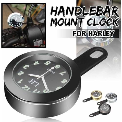 NEW Waterproof Motorcycle Bike Dial Clock Bracket For Honda Suzuki Yamaha Gold Silver Black watch for car