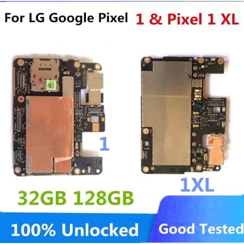 32GB 128GB Unlocked For LG Google Pixel 1 and Pixel 1 XL Motherboard Original Logic Board For LG Google Pixel MB GOOD WORK
