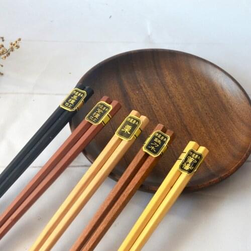 Japanese Korean Reusable Chopsticks Natural Beech Wood Chopsticks Chinese Set Handmade Gift Pack