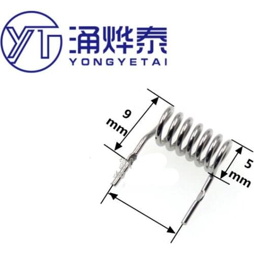 YYT 10PCS Constantan wire resistance Sampling resistance Diameter 0.8mm 100 milliohms 0.1 ohms 100mr Sampling resistor