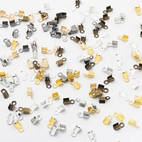200 pieces of DIY jewelry accessories wax cord leather cord buckle clip bracelet necklace cord buckle clip