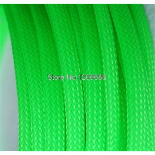 3MM 10M color Insulation Braided Sleeving Tight PET Wire Cables Protection Expandable Cable Sleeve Wire Loom