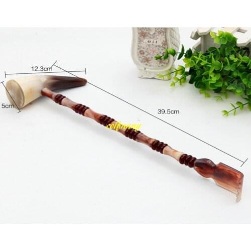 70pcs/lot Natural horn health Massage hammer massager Back Scratching Scratcher Backscrather