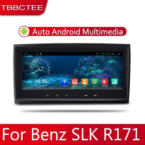 Car Android System 1080P IPS LCD Screen For Mercedes Benz SLK Class R171 2004~2010 Car Radio Player GPS Navigation BT WiFi AUX
