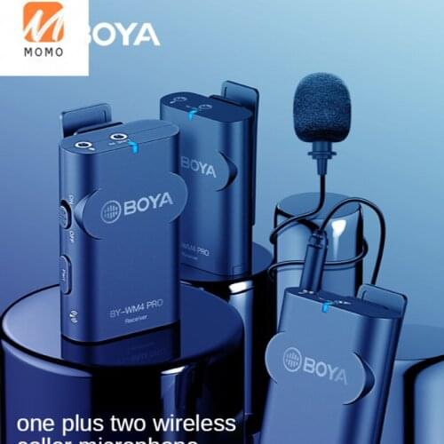 Bee Microphone Wireless One-to-Two Collar Microphone Mobile Live Streaming Outdoor SLR Camera