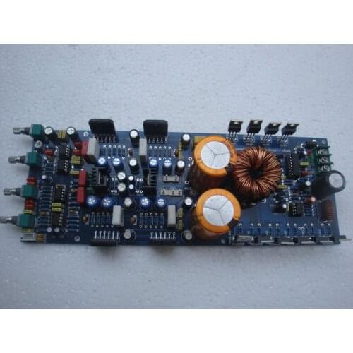 DC12V LM3886 + NE5532 2*70W+140W 2.1 channels subwoofer amplifier board Preamplifier Pre-stage Rear overall integrated