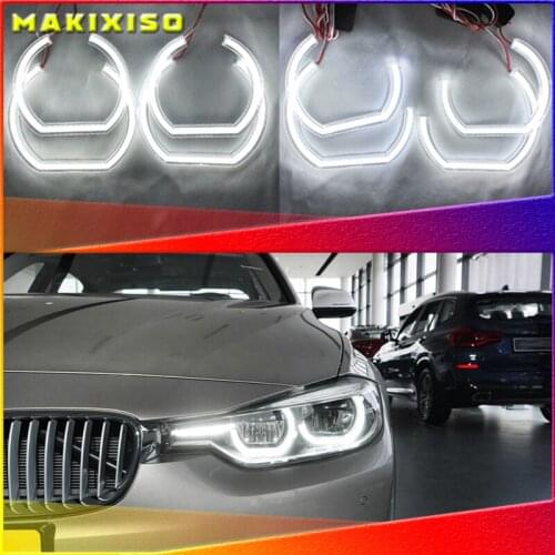 For BMW 3 Series E90 E92 E93 M3 Coupe and cabriolet 2007-2013 Car styling High Quality DTM Style White Crystal LED angel eyes