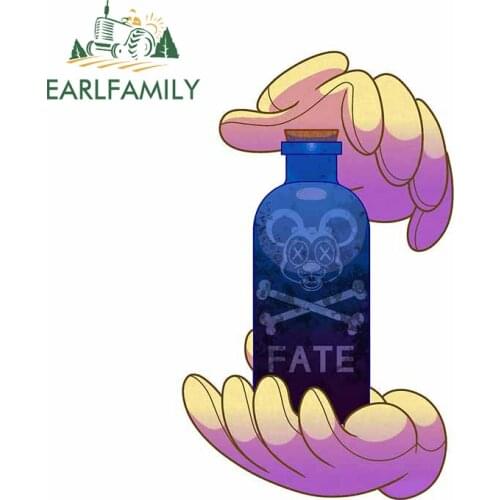 EARLFAMILY 13cm x 8.1cm for Drug of Choice Decal Tuning Suitcase Personality Car Stickers Refrigerator Windows JDM Assessoires