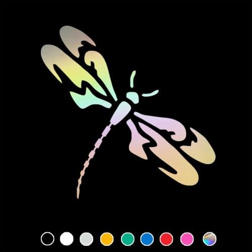 Beauty Car Sticker Dragonfly Decal For Cars Auto Motorcycle Helmet Bumper Window Door Body Dropshipping Vinyl Car Stickers