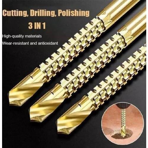 6pcs/set Cobalt Drill Bit Set Spiral Screw Metric Composite Tap Drill Bit Tap Twist drill bit set multi-function metal specia