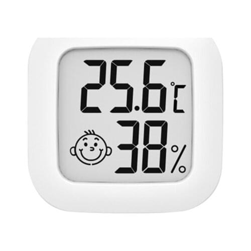Table clock Indoor Temperature Humidity Meter Mini Digital Hygrothermograph Thermometer Hygrometer Measurement Instrument
