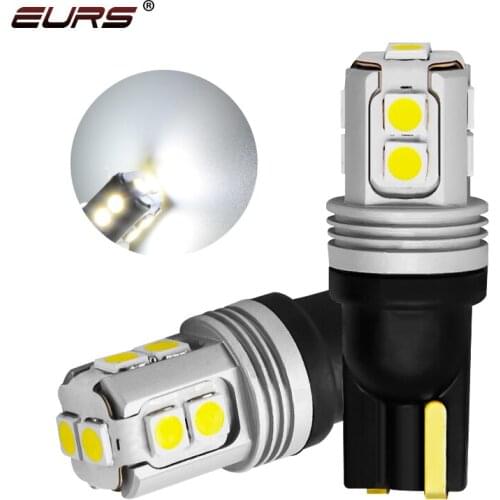 No Error T10 W5W LED Bulbs Canbus For Car Parking Lights Interior Light 10 LED Turn Signal License Plate Light 10-30V for Truck