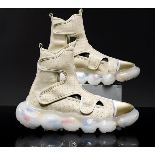 Newest High Quality Designer Men Brand Mesh Sport Sneakers Running Shoes Trainers Round Toe Men Walking Shoes Soft Thick Bottom