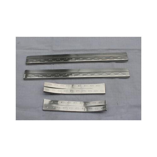 Stainless Outer Door Sill Scuff Plate Threshold For Nissan Qashqai 2014 2015