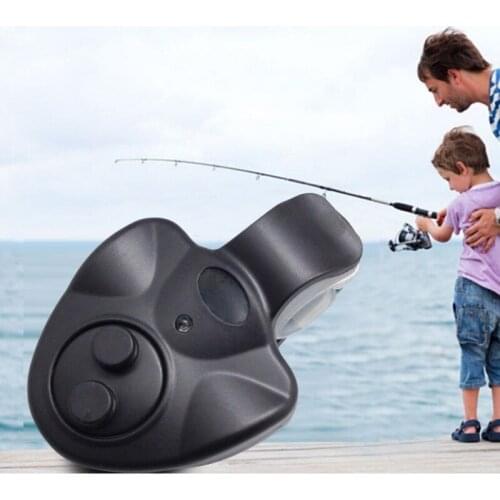 Fishing Alarm Fish Bite Alarm Loud Sound Bell Clip On Fishing Rod Fishing Electronic LED Light Fishing Accessories