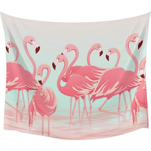 Tropical Animal Flamingo Tapestry Wall Hanging Home Wall Decor Blanket Bedroom Tapestry Yoga Mat