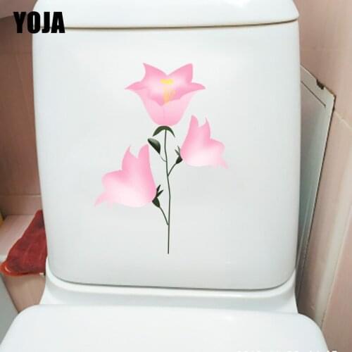 YOJA 16.8*24CM Pink Hand Painted Squid Cartoon Wall Stikcer Decal Home Kids Room Toilet Decor T1-0728