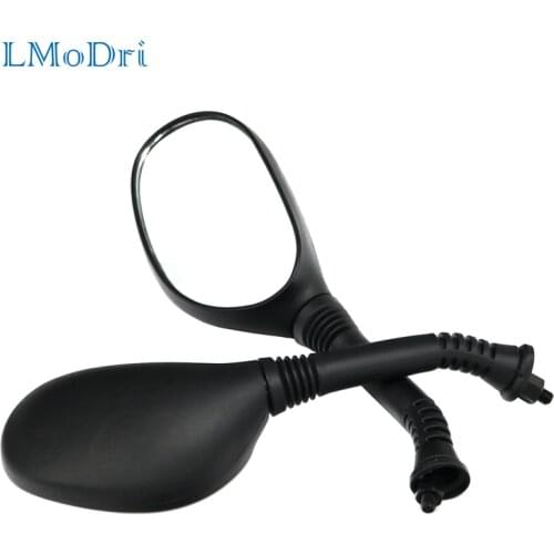 LMoDri Universal 8mm Motorcycle Mirrors Motorbike Scooter Side Rear View Mirror For yamaha Honda Suzuki Kawasaki 2Pcs/lot