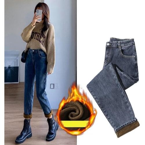 Женские утепленные джинсы Zhisilao China At AliExpress