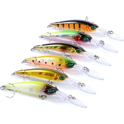 1 Pcs Fishing Lure 9.4cm 6.2g Floating Wobbler Artificial Swim Bait High Quality Bass Pike Jerkbait Isca Pesca Fishing Tackle