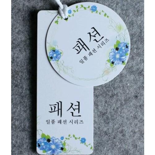 1000pcs/lot customized shape die cut uv spot Hang Tags/hangtag/Clothing paper sewing tag/garment bag printed tags brand