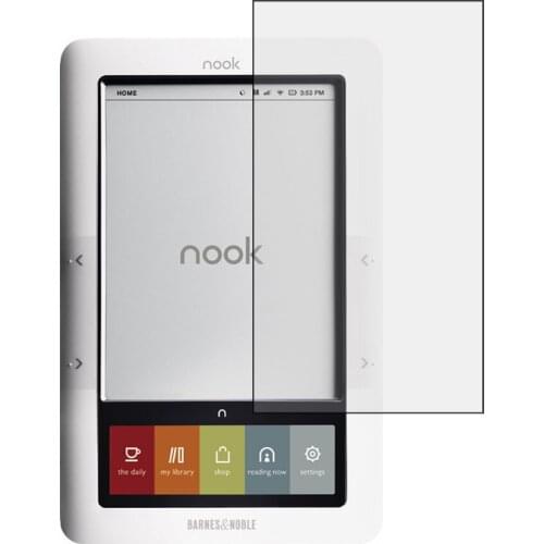 2pcs Anti-Scratch LCD Screen Protector Guard Shield Film Cover for Barnes & Noble NOOK 1st Edition e-Reader Accessories