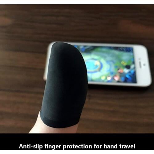4 Pcs/Set Finger Sleeves Latex Anti-slip Anti-sweat Fingers Protector for Mobile Phone Games