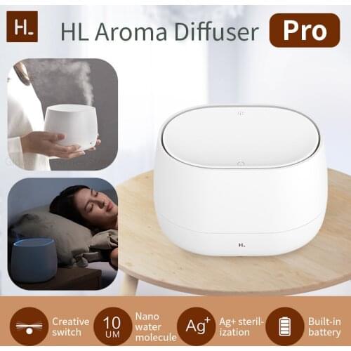 Xiaomi HL Aromatherapy Diffuser Humidifier Pro Wireless Quiet Oil Mist Maker Rechargable AmbientLight Air Aroma Humidifier