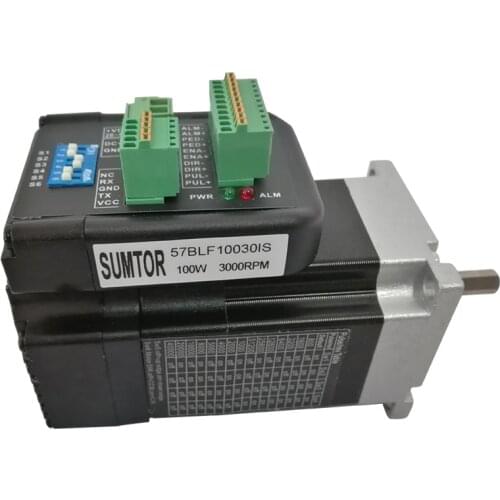 DC brushless servo motor 100w140w180w encoder one machine 36V low speed high speed 3000 turn