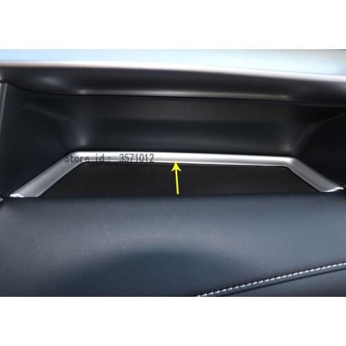 Co-Pilot ABS Chrome Storage Trim Container Center Console Cup Holder Gear Box Armrest 1pcs For Toyota RAV4 2016 2017 2018