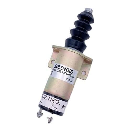 Excavator engine parts 1502-24C6U1B2S1A 1502-24C6U1B1S1 SA-4849-24 SA-4849-12 stop solenoid