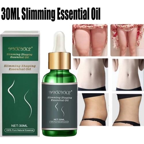 30ml Slimming Lose Weight Essential Oil Natural Leg Waist Fat Burning Anti Cellulite Weight Loss Oil Smooth Nourish Skin Care