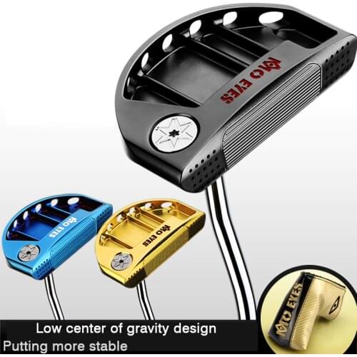 PGM Professional Golf Club Push Rod Fillet Single Putter S20C Soft Iron Casting Forged Jointless Steel Shaft Tricolor Putter