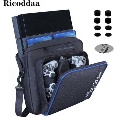 For PS4 Game Sytem Bag Canvas Carry Bags Case Protective Shoulder For PlayStation 4 PS4 Console Travel Storage Carry Handbag