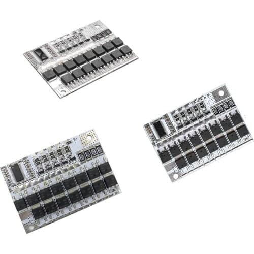 Top Deals BMS 12V 16.8V 21V 100A Ternary Lithium Battery Protection Circuit Board POLYMER Balance Charging BMS, 3Pack